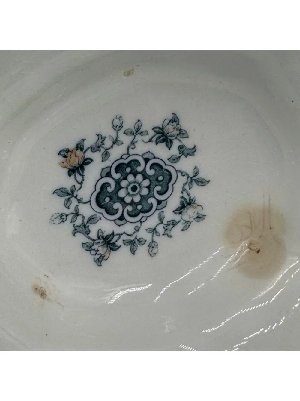 Vintage Hanley England Sevres Porcelain Tureen With Lid Gilt Floral Design
